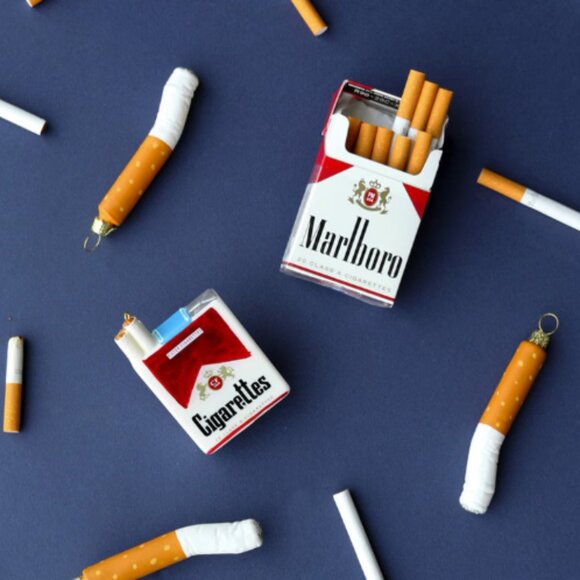 Cigarette-Themed Xmas Ornament – Bold Retro Vibe – Cody Foster NWT - Picture 4 of 4